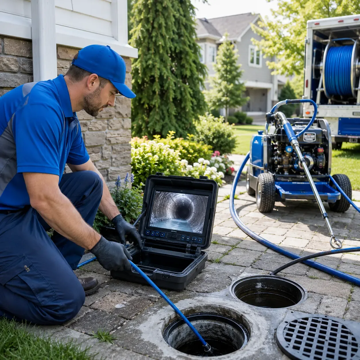 Outdoor drain cleaning professionals serving Rio, WI